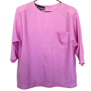 Vintage Lady Manhattan Short Sleeve‎ Top Size 14